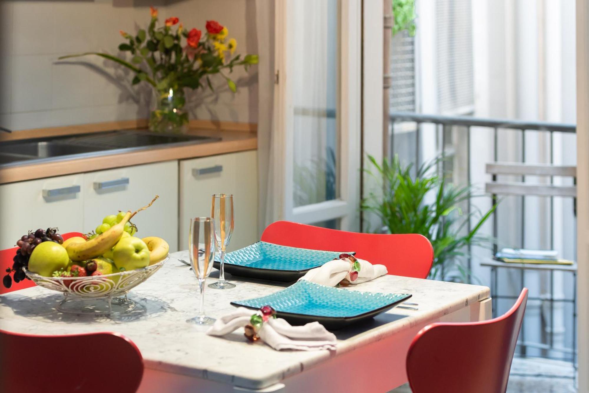 Bibi Boutique Arezzo Living Suite Rosafragola & Verdeconiglio Eksteriør bilde