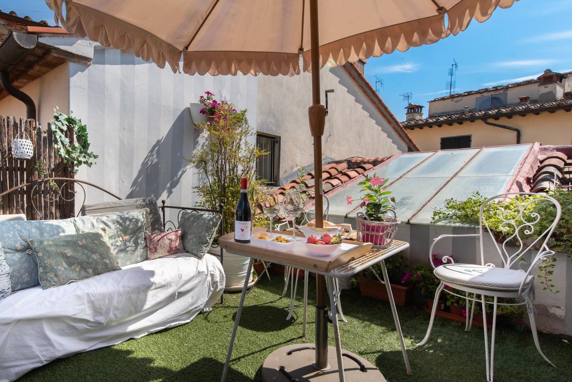 Bibi Boutique Arezzo Living Suite Rosafragola & Verdeconiglio Eksteriør bilde